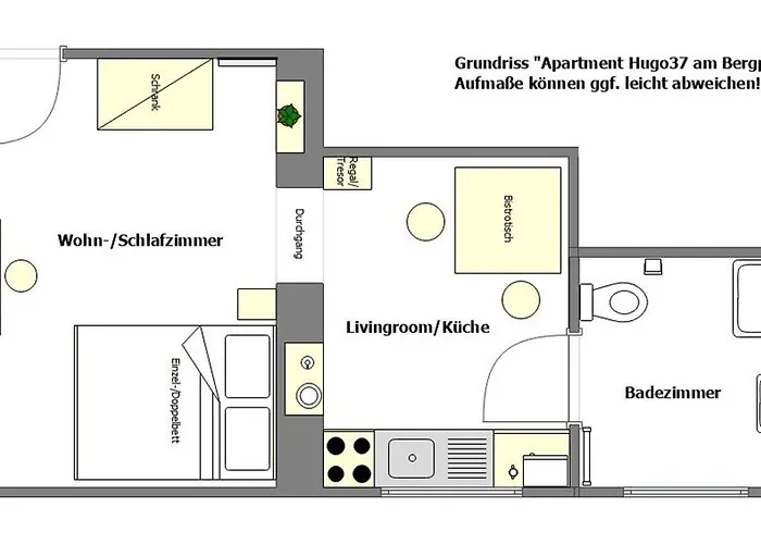 Lägenhet Hugo37 Am Bergpark *